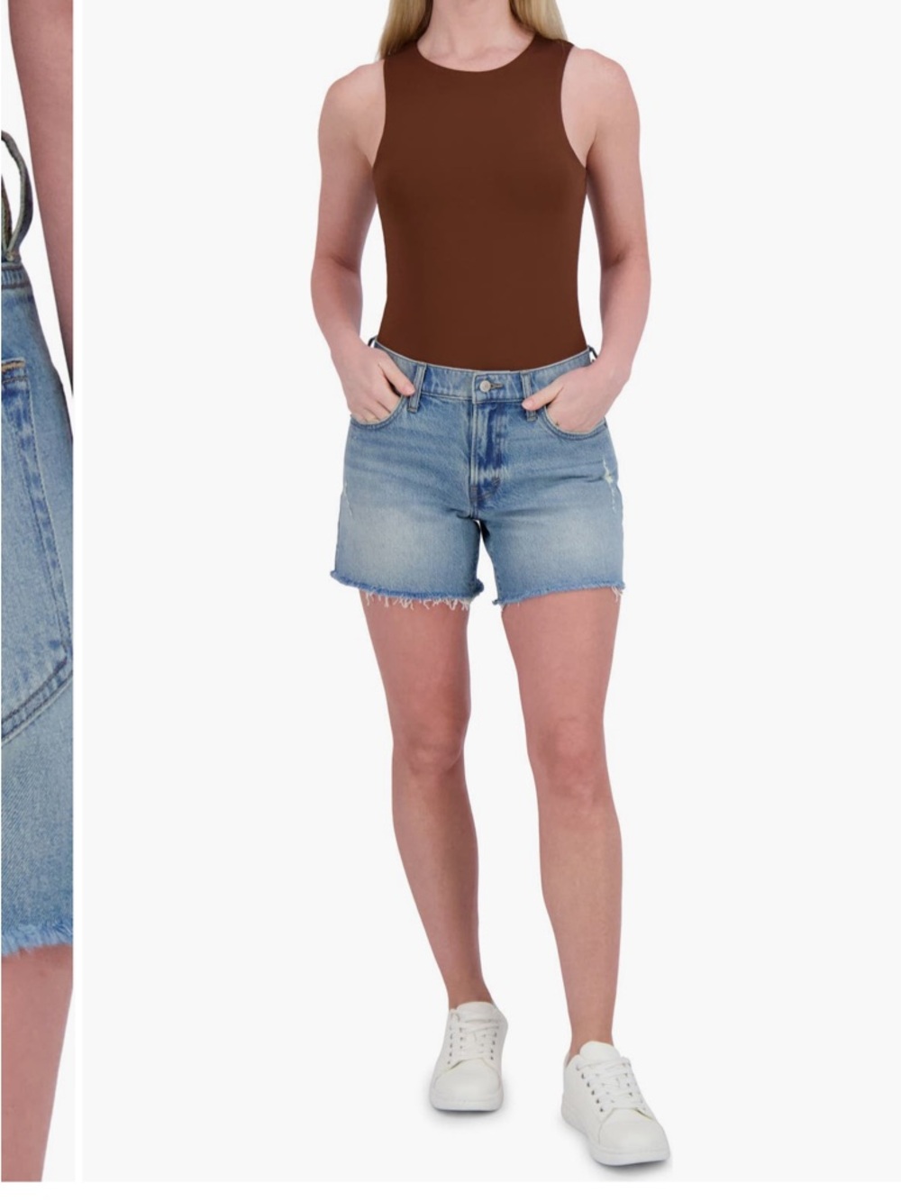 Lucky Brand Light Blue Denim Cutoff Shorts